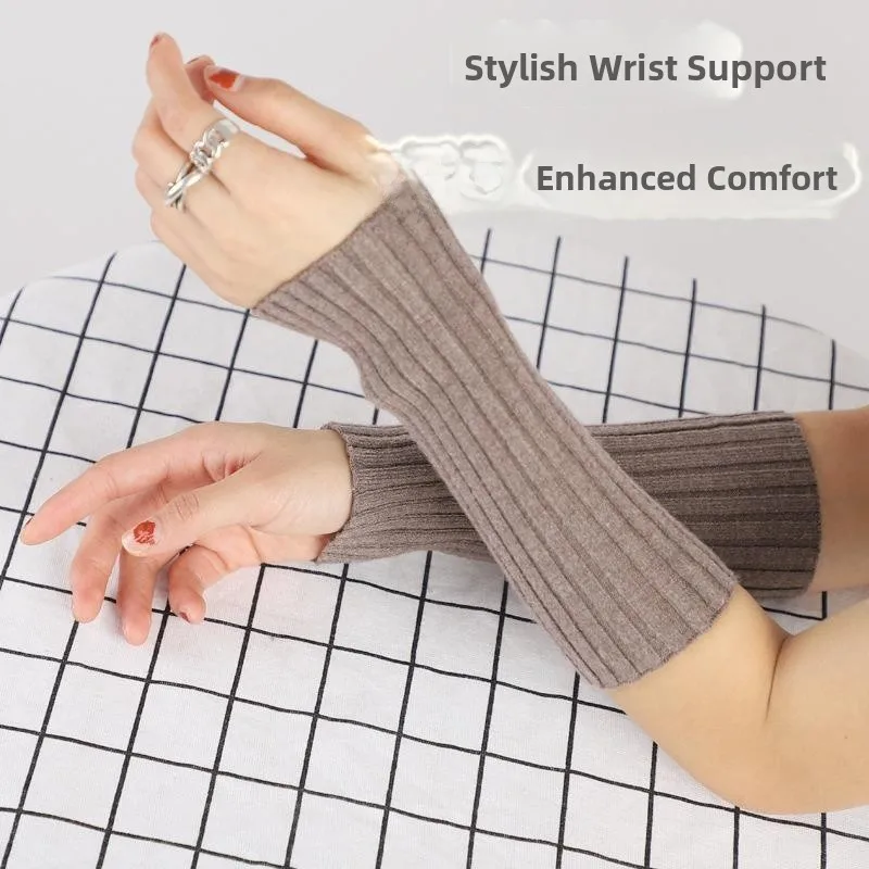 protege-poignets-en-laine-rayee-epaissie-unisexe-manches-longues-chaudes-et-tendance-avec-empiecements-anti-froid-pour-hommes-et-femmes