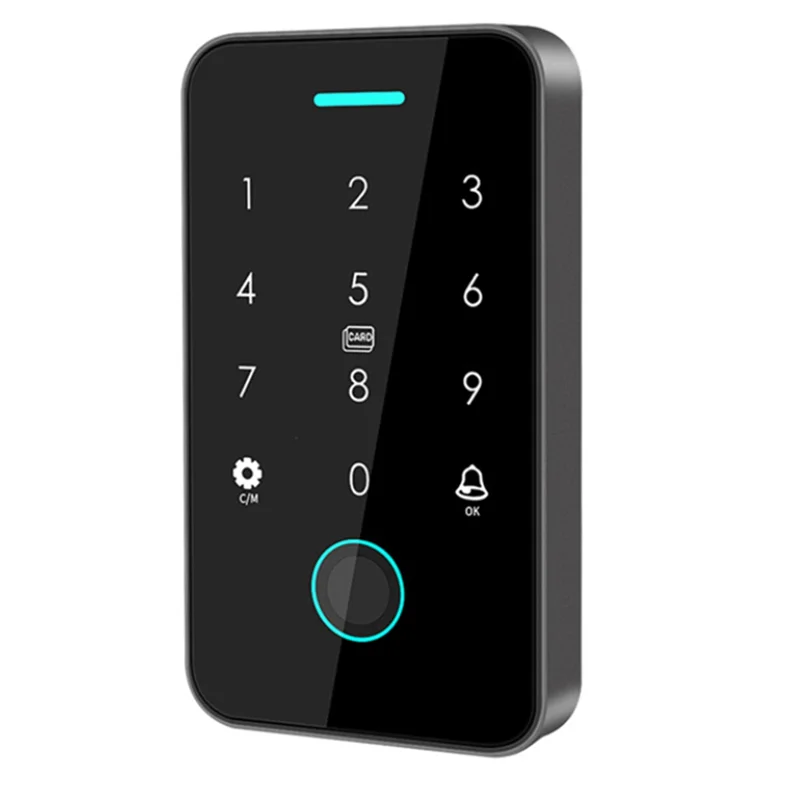 

N82R Dual RFID 125Khz+13.56Mhz NFC Tuya Outdoor Fingerprint Access Control Keypad IP67 Waterproof Biometrics Door Opener