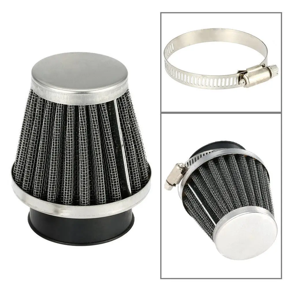 Universal 35-60mm Motorcycle Tapered Air Filter Cleaner Dirt Pit Bike For Honda Yamaha Suzuki Kawasaki Street Bike Taotao Kazuma