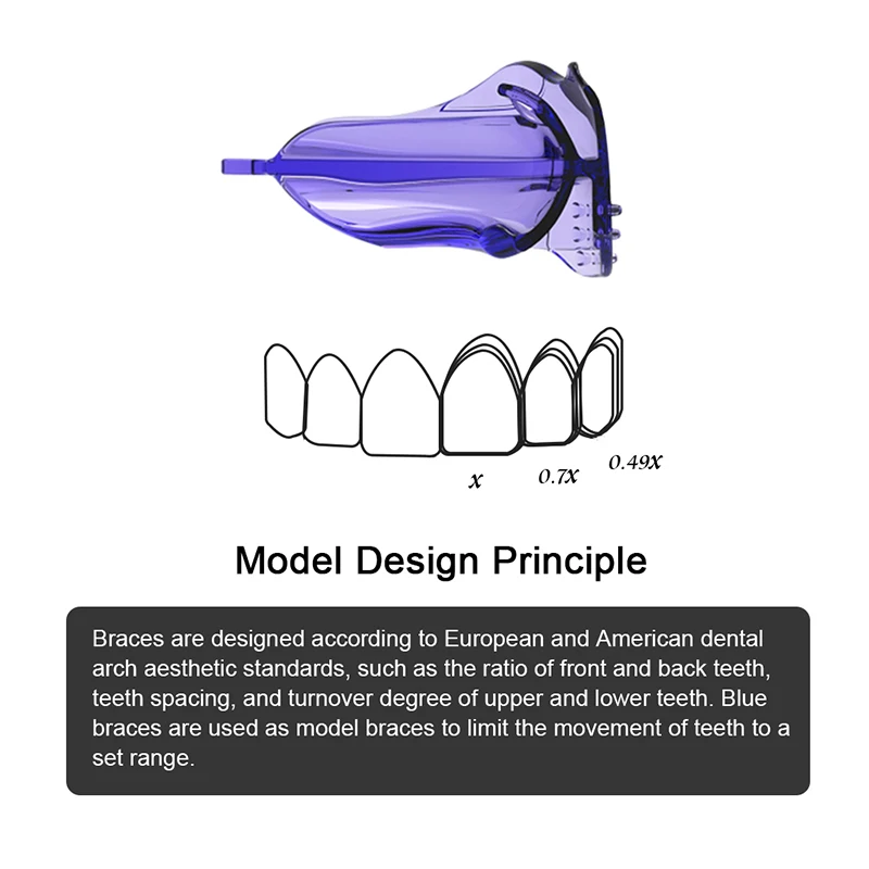 KOHEEL M Dental Dentistry Teeth Straightener for Crooked  with Adjustable Straighten Aligner Moldable Braces As Retainer Adults