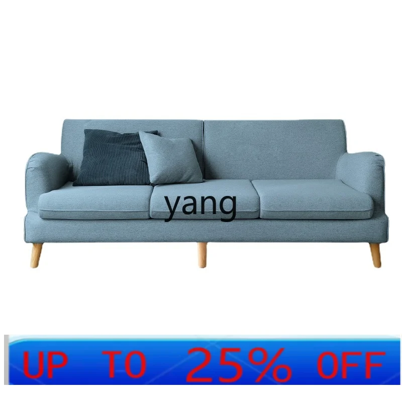 

LTT Fabric Sofa Simple Modern Small Apartment Living Room Cloth Sofa