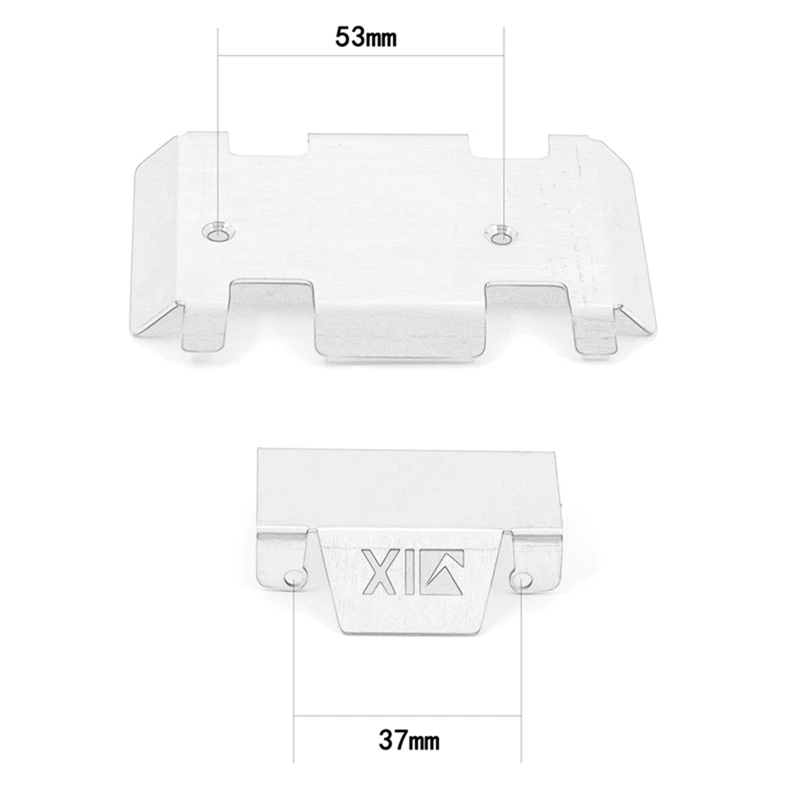 Telaio in Acciaio Inox Armatura Assale Protezione Piastra Paramotore Per RGT EX86190 EX 86190 LC76 1/10 RC Crawler Auto Parti di Aggiornamento