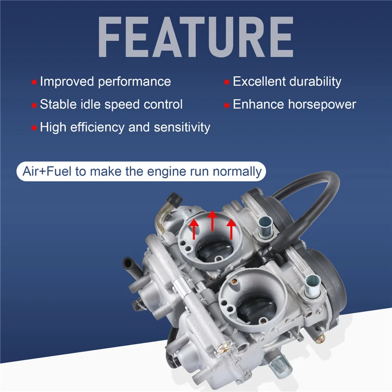 

Carburetor Parts Component For Yamaha Raptor 660 Carb 660R YFM660 YFM 660 660R CARB 2001-2005 5LP-14900-00-00