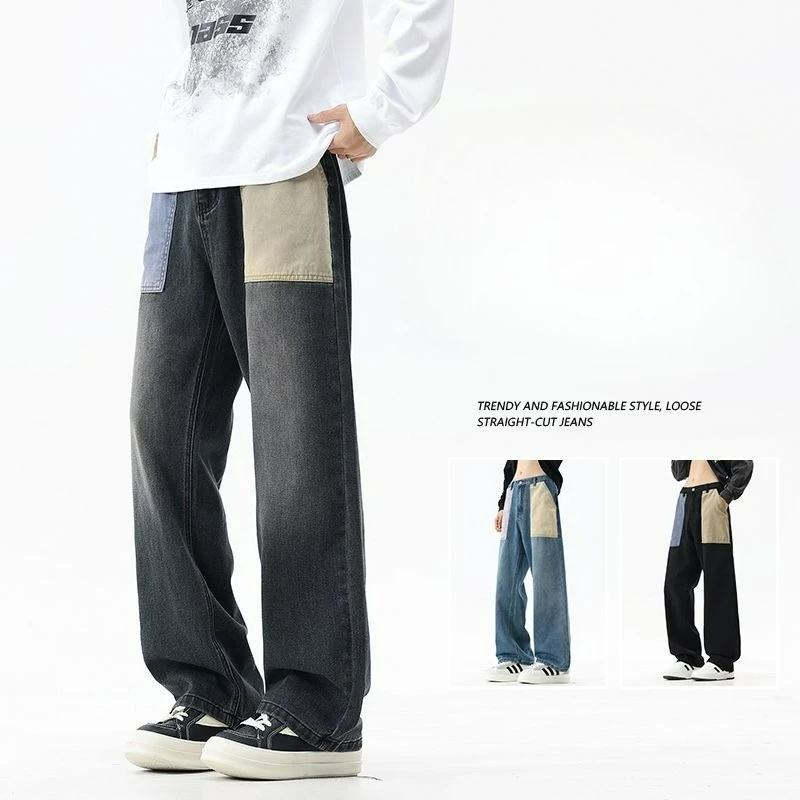 2026 Cotton Stretch Jeans Business Casual Men's Comfortable Denim Jeans Spring Autumn Korean Brand New Straight High Street Pant