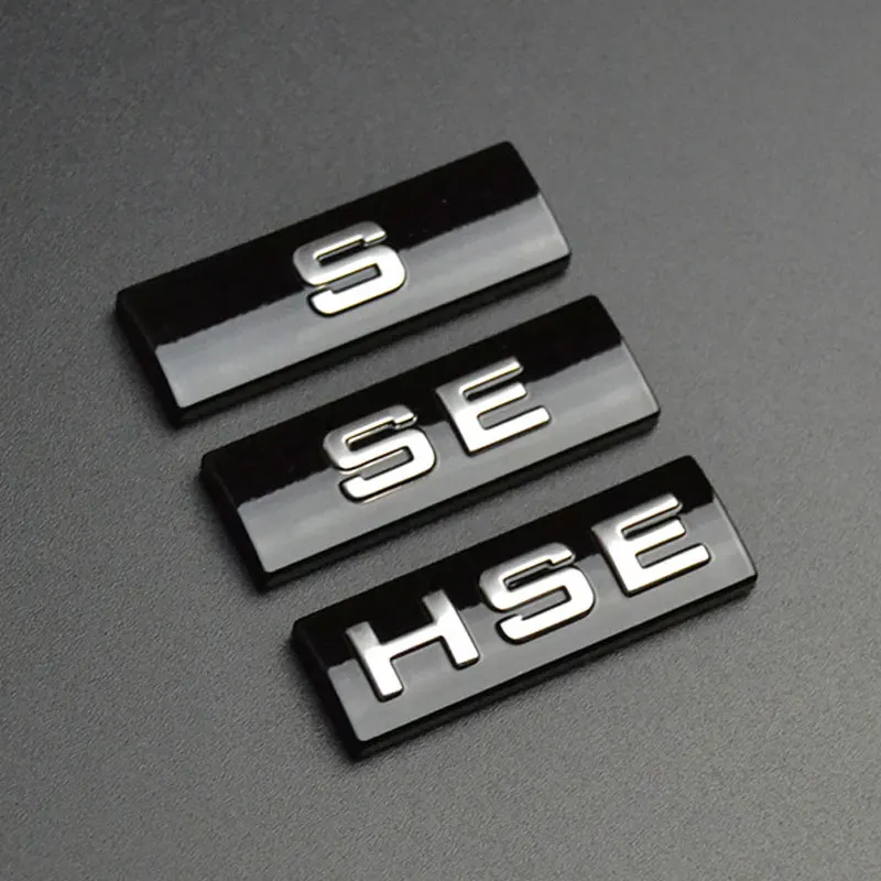 P250 P300 SE P380 P400e HSE D180 Digital logo Car stickers for Range Rover Velar body modification Rear trunk decoration decal