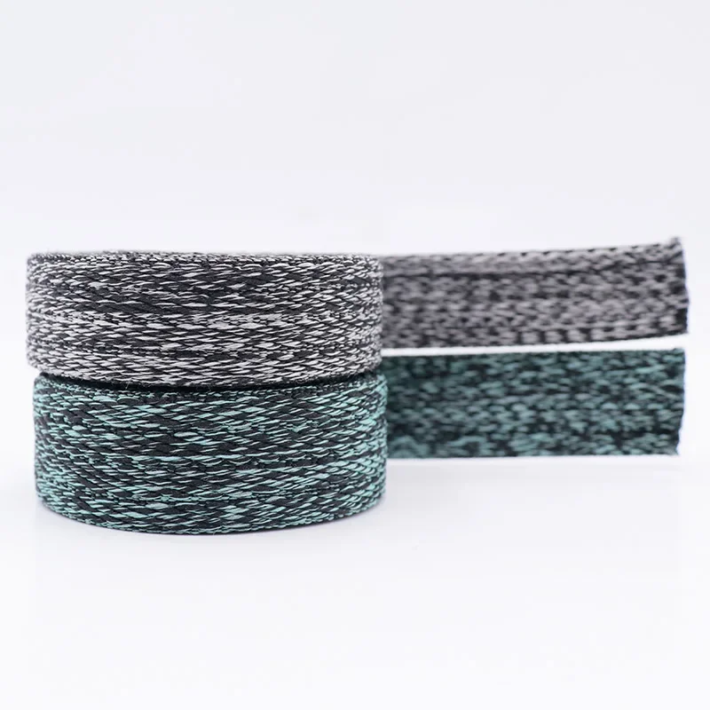 Coolstring 1.8/2CM Wide Shoelace Ink Green Grey Flat Lacet For Canvas LongBoots Male Waist Cordones Pajamas Pant Tenis шнурков