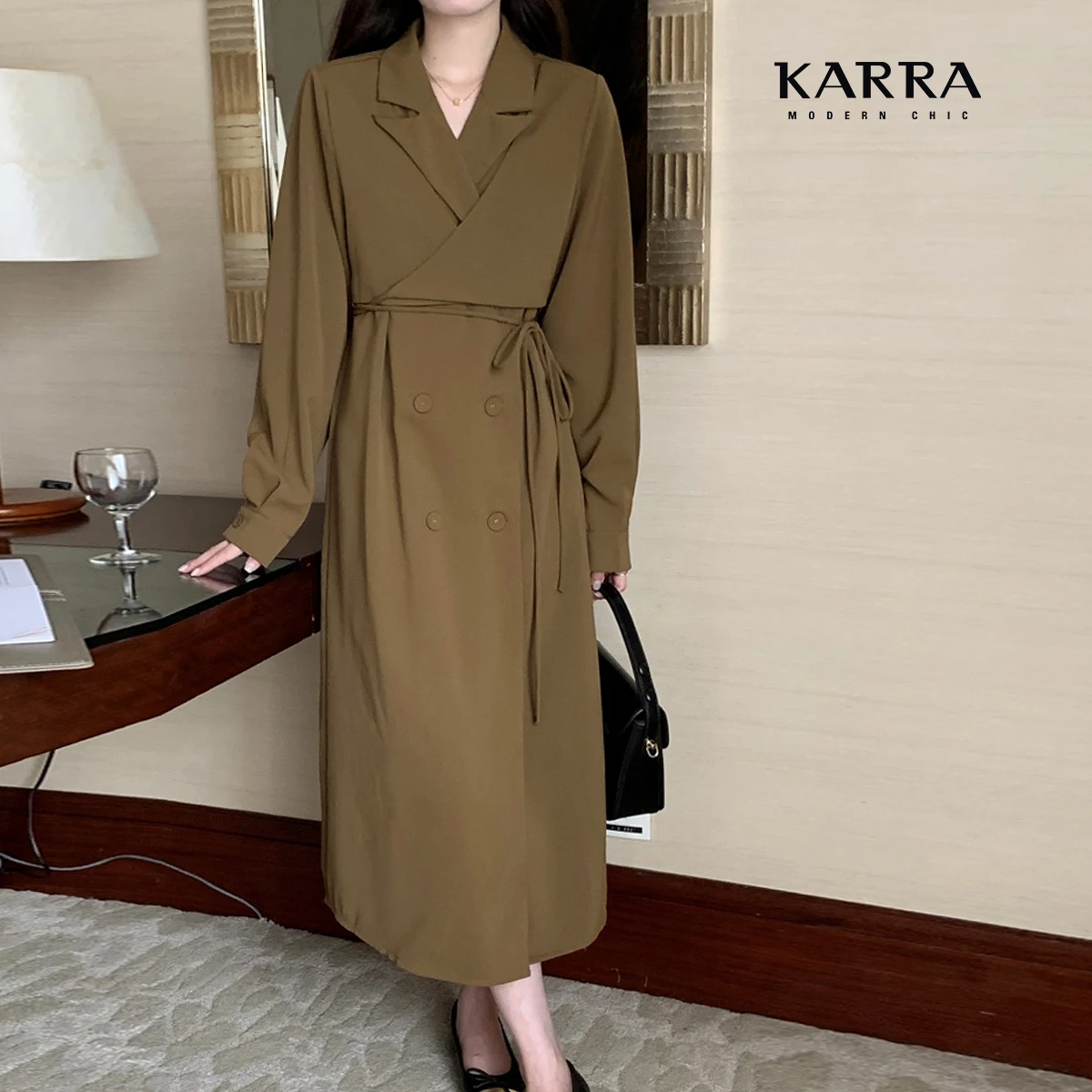 KARRA Trench Wrap Double Cara One Pies_KB3SOP110C