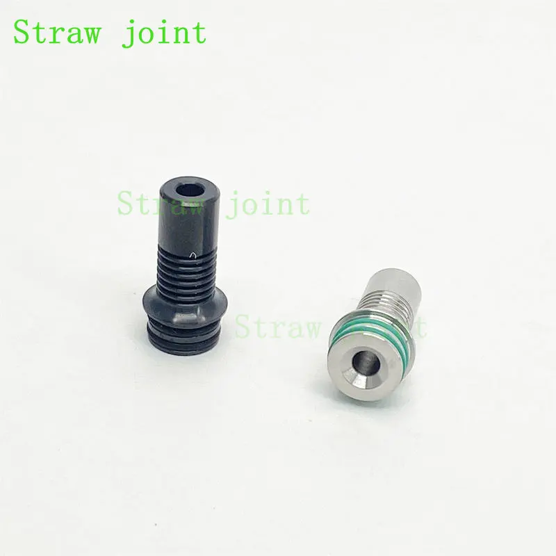 1PCS 510 Stainless Steel Mea Culpa MTL Pipette Connector Straw Joint