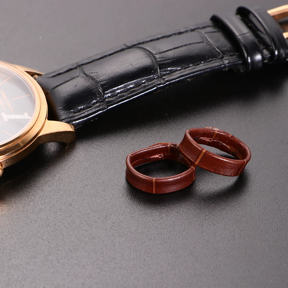 

6Pcs Watch Band Ring Flexible Durable Strap Loops Premium Replacement Band Holder for Smart Watch Accessory