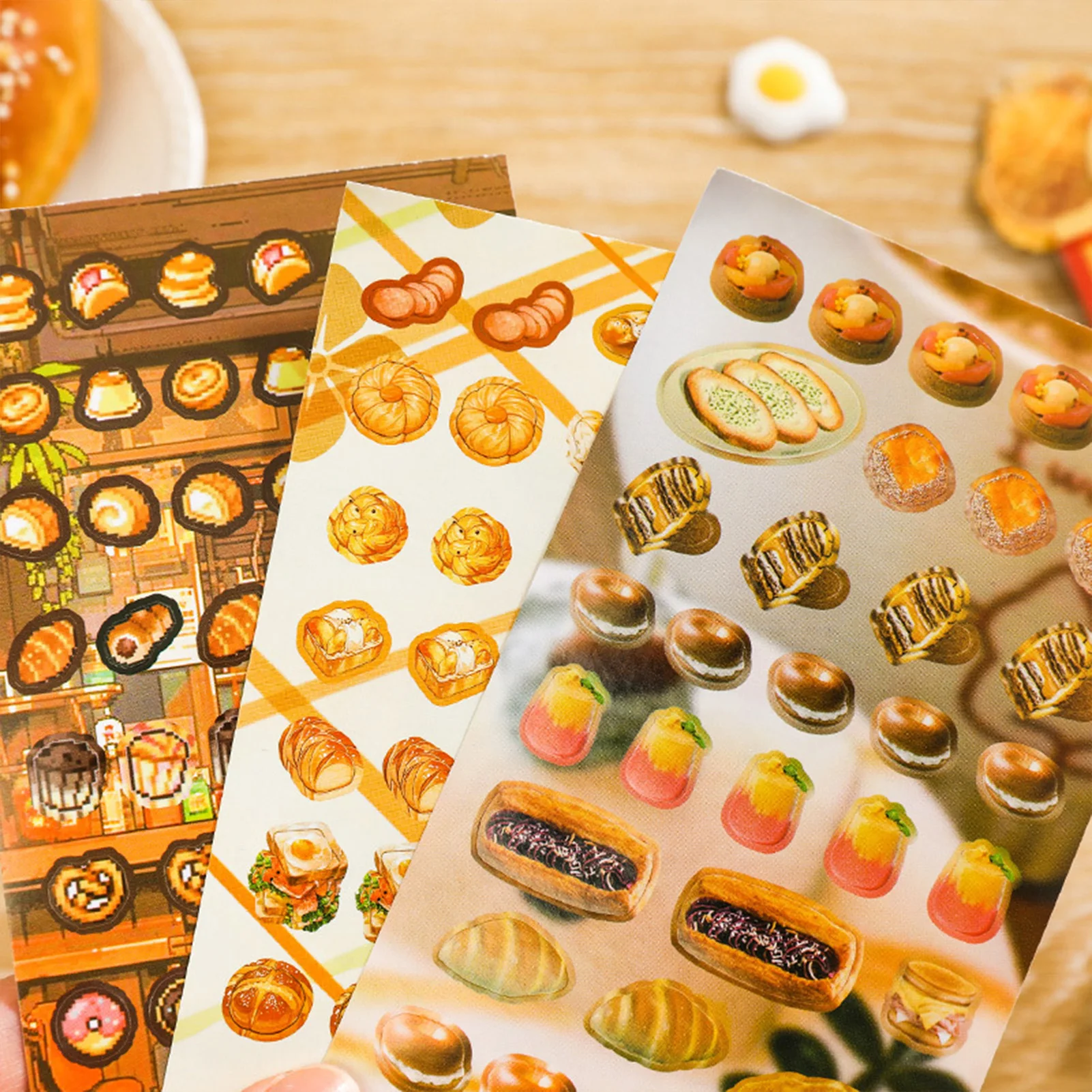 

Наборы наклеек серии «Вкусные десерты»: винтажные декоративные стикеры в раннем японском стиле для DIY, милые наклейки для скрапбукинга и рукоделия