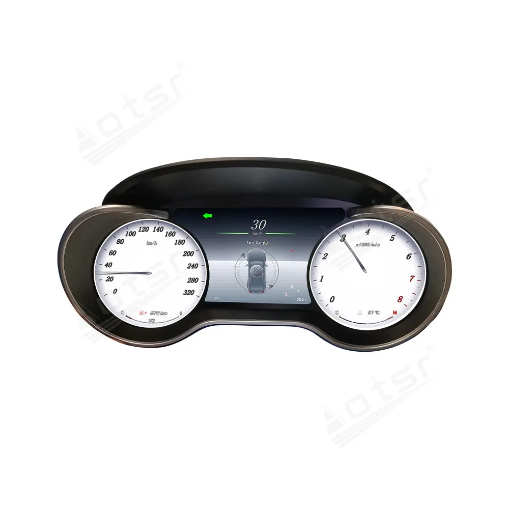 Digital Virtual Cockpit For Mercedes-Benz ML GL R G GL LCD Instrument Cluster Multimedia Player Dashboard Speed Meter Screen