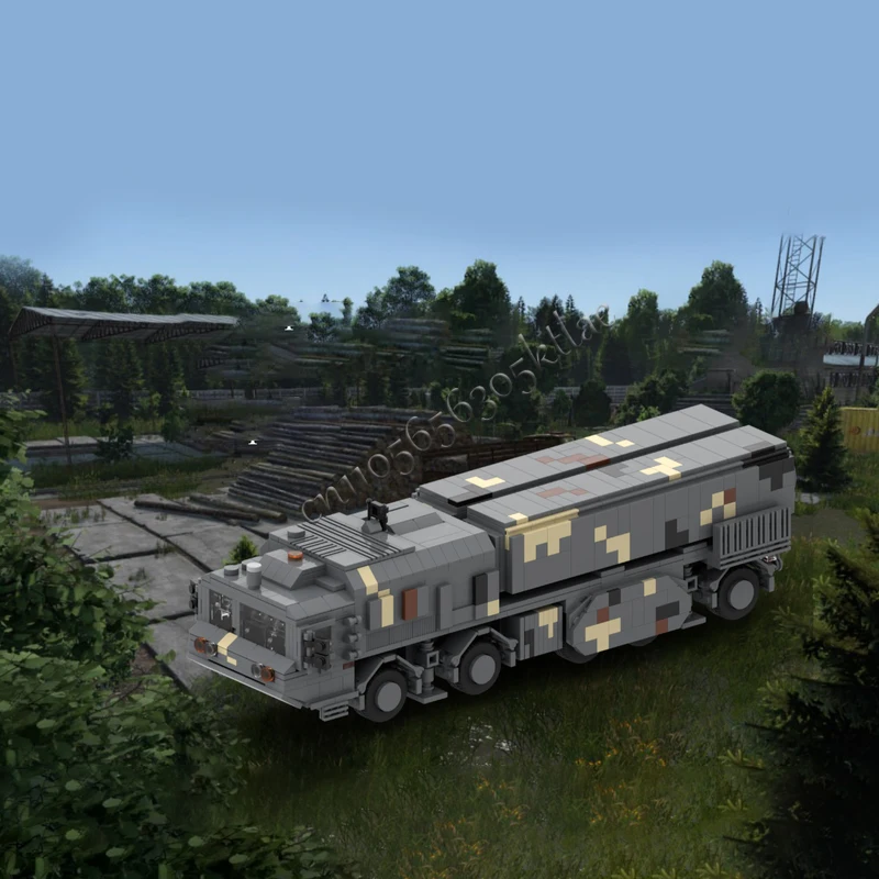 1323 peças Hrim-2 sistemas de míssil balístico de curto alcance modelo moc blocos de construção tijolo montagem criativa brinquedos criança presentes populares