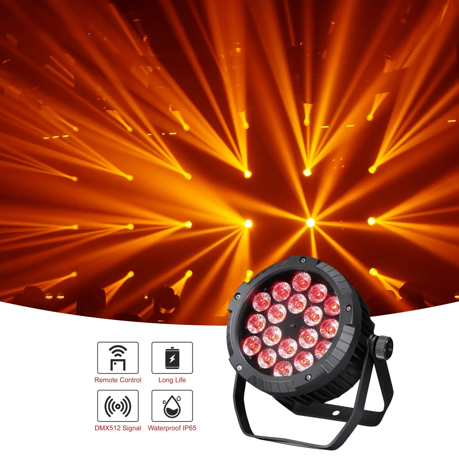 Led Par Lighting Ip65 Outdoor Waterproof Led Stage Lights for Christmas Party Dj