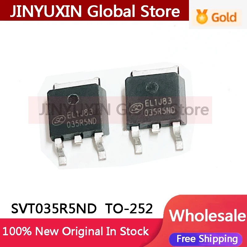 10-20PCS New Original SVT035R5ND 035R5ND 100A 30V TO-252 N channel enhanced FET In Stock