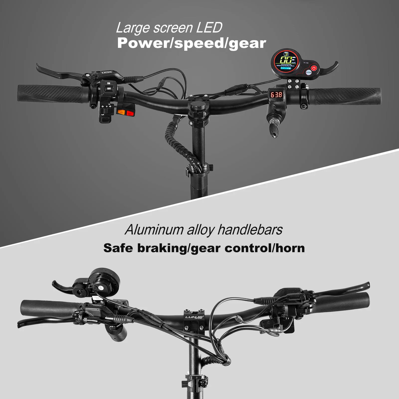T-01 6000W Fast Dual Motor All Terrain Electric Scooter Foldable Fat Tire E Scooter With Seat Long Range