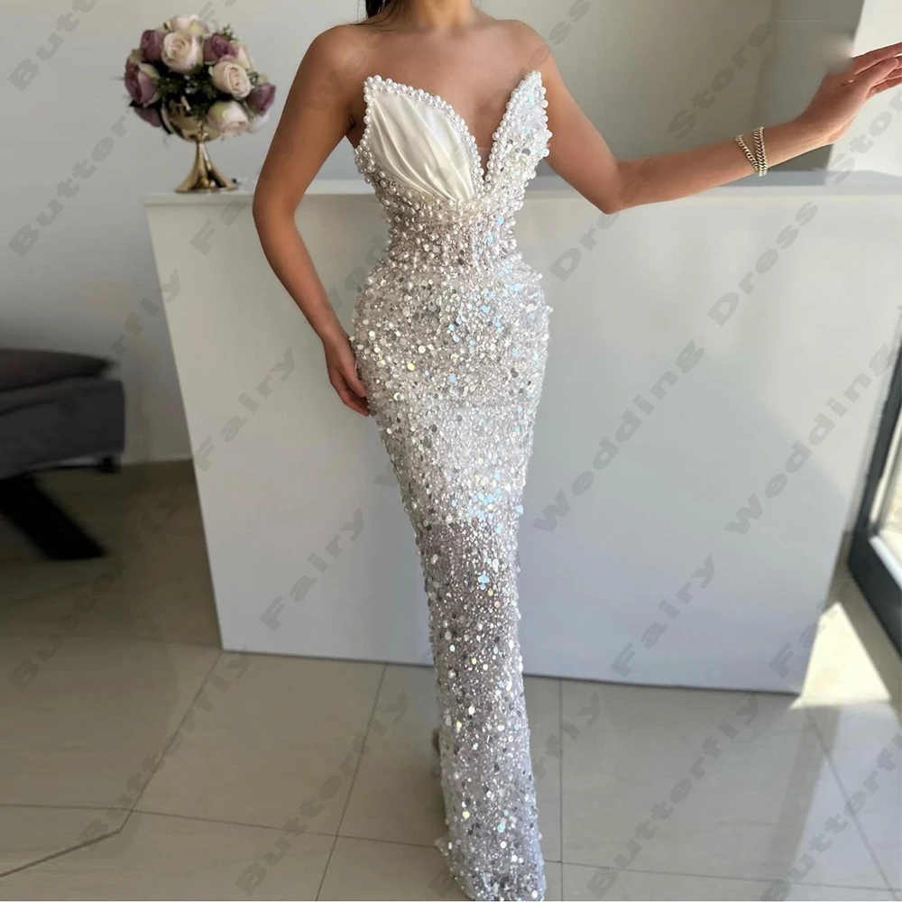 litter Vintage Women\'s Evening Dresses Sexy V-Neck Mermaid Sleeveless Princess Prom Gowns Fashion Party 2024 Vestidos Customized