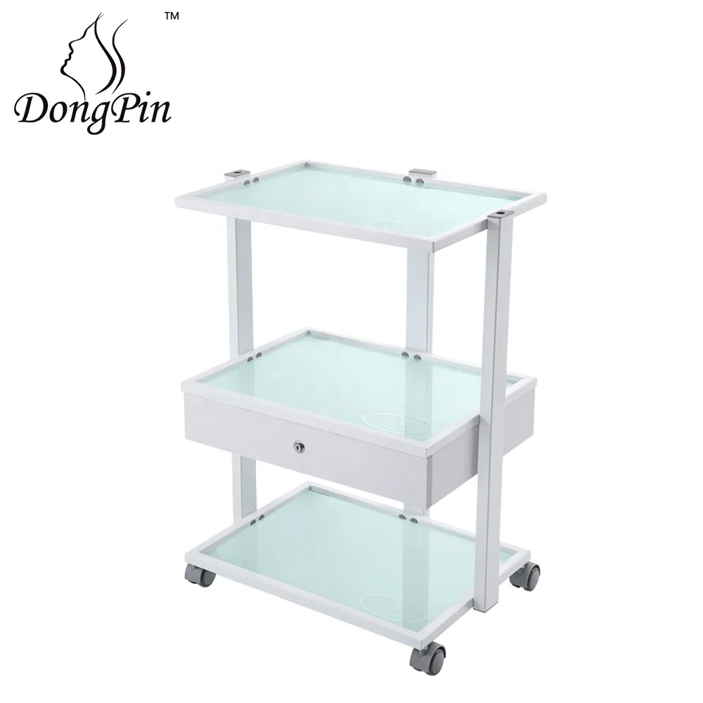 

Salon Hair Equipment Rolling Trolley Beauty Salon Cart For Hairdressing