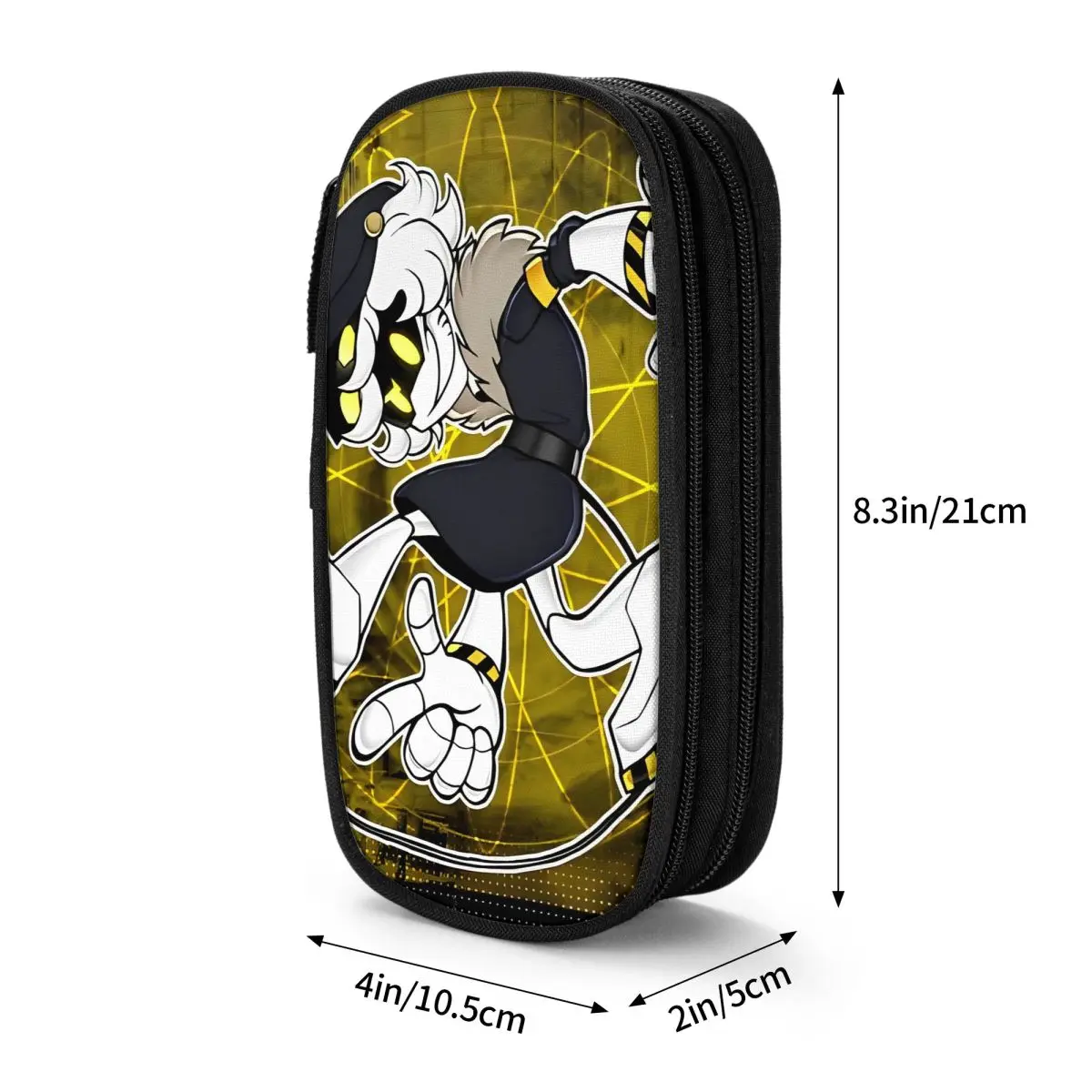 N القتل الطائرات بدون طيار مقلمة أنيمي الأسود الكوميدي pencelcases صندوق القلم للطلاب أكياس تخزين كبيرة مكتب الهدايا القرطاسية