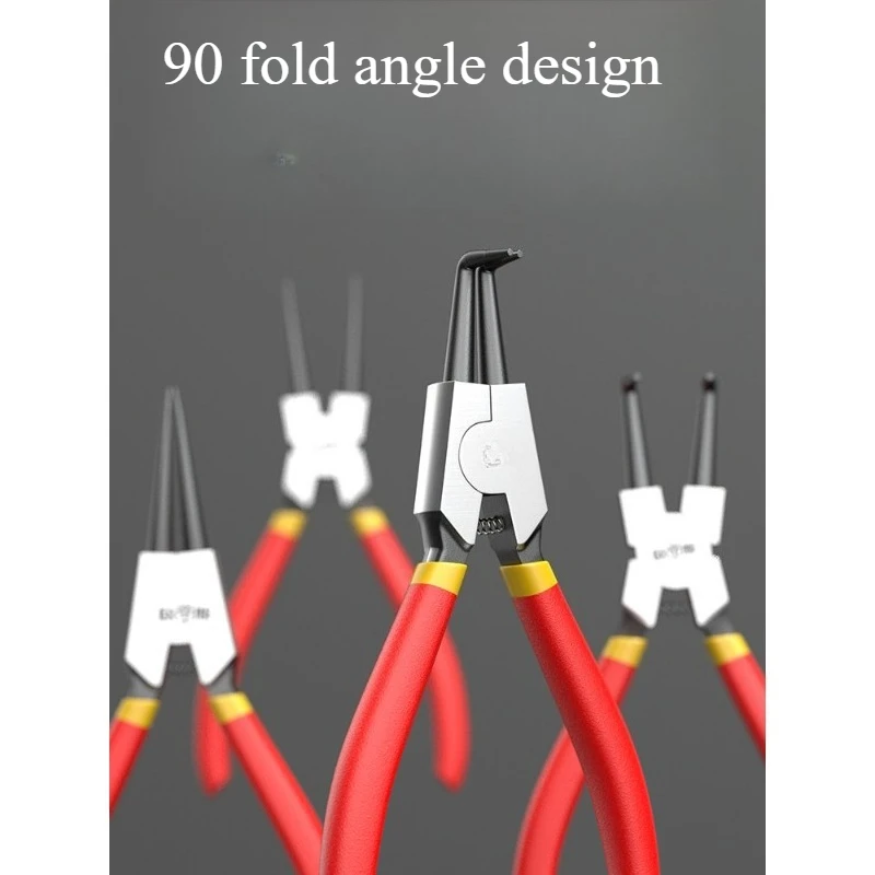 Multifunctional Pliers for Clamping Pliers Retaining Ring and Internal and External Clamping Spring Support Ring
