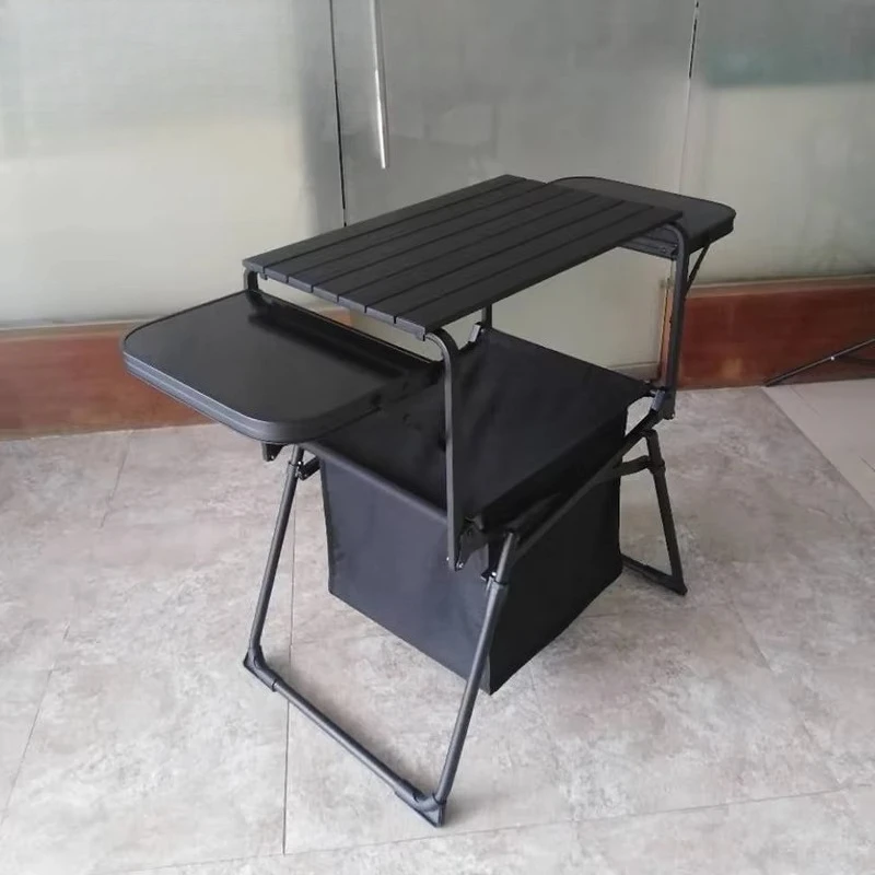 Outdoor China Foldable Table Kitchen Set Roll up Aluminum With Camping Storage Bag