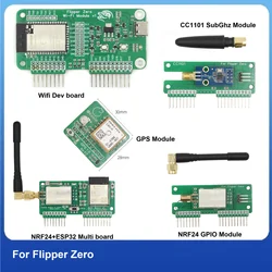 Moduli Flipper Zero WiFi DevBoard Multiboard CC1101 NRF24 GPS ESP8266 Modulo mouse aereo ufficiale