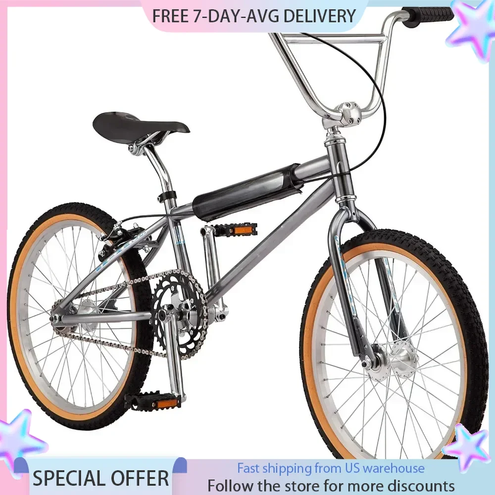 Bike for Kids/Youth, 7-13 Years Old Retro Design, Single-Speed, Hi-Ten Steel Frame,Suitable for Children's Day To Send Bike