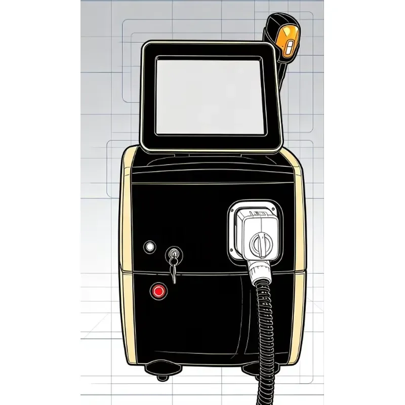5 Wavelength Diode FAC Tech 5000W Ice Cooling Permanent Remover Salon Device