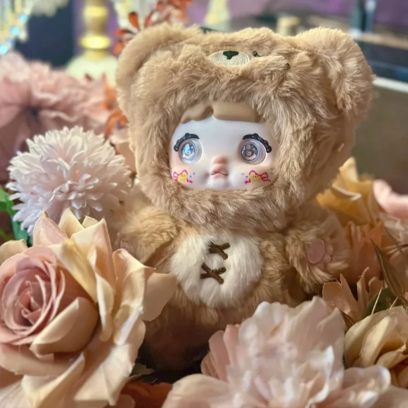 Autentyczna seria Nommi Cute Never Close, pluszowa figurka w niespodziance, ręcznie robiona, modna lalka, ozdoba, prezent urodzinowy dla dziewczynek i dzieci, dekoracja.