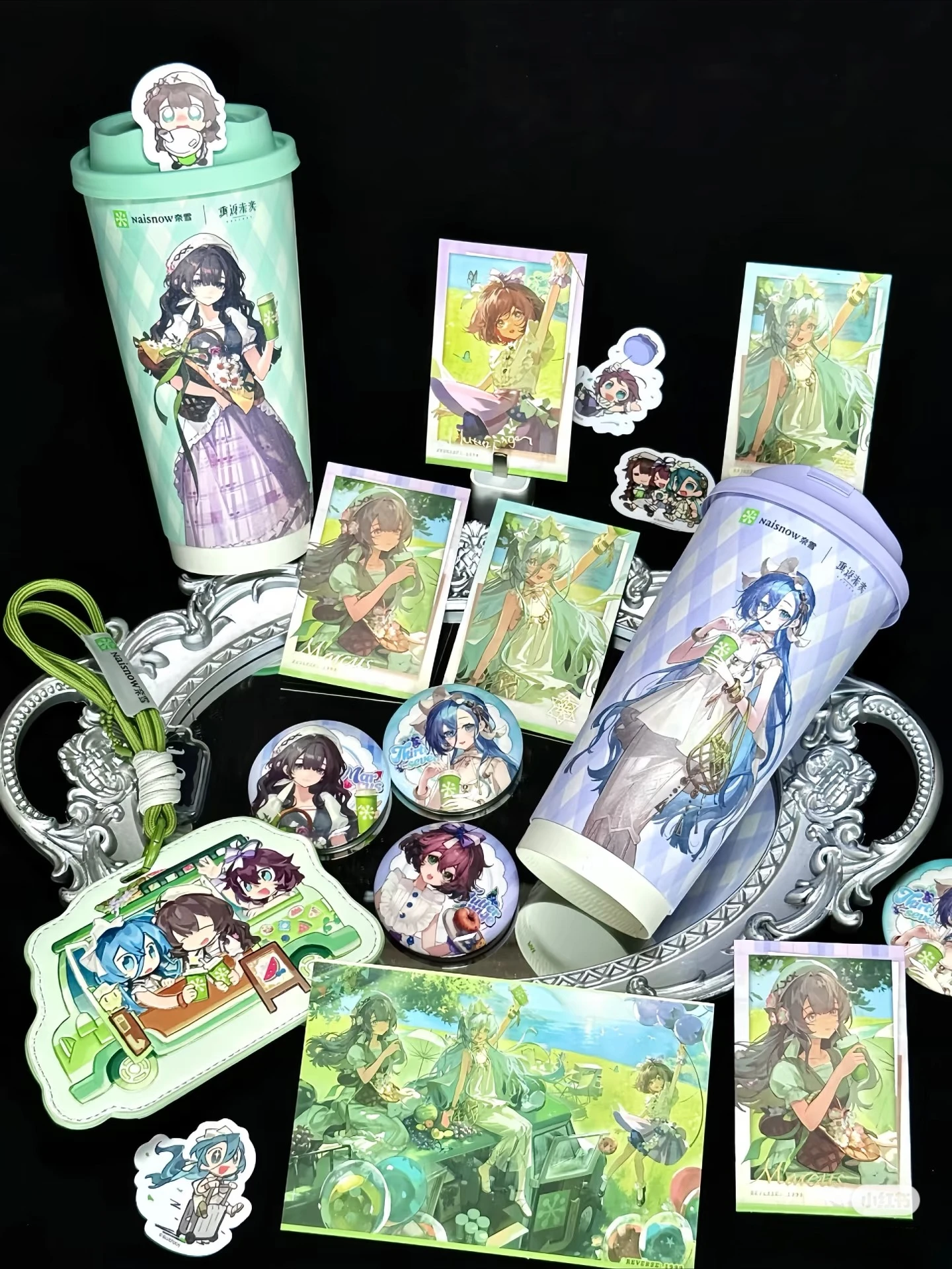 

[Official Merchandise] Reverse:1999 X Naisnow Naixue Collaboration Marcus Flutterpage Thirty-Seven Baggage Tag Badge Paper Cup