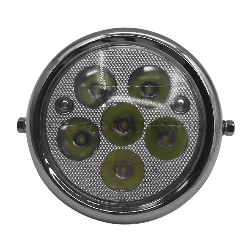 5 Inch LED Circular Lamp 12V-80V 6 Beads  Round Headlight for Citycoco Modified Accessories parts