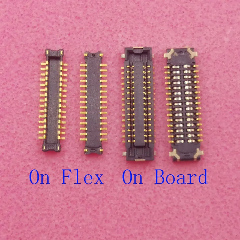 2Pcs LCD Display Screen Flex FPC Connector Plug On Board For Motorola Moto G6 XT1925 G5 G5S Plus XT1682 XT1803 E3 XT1706 30 Pin