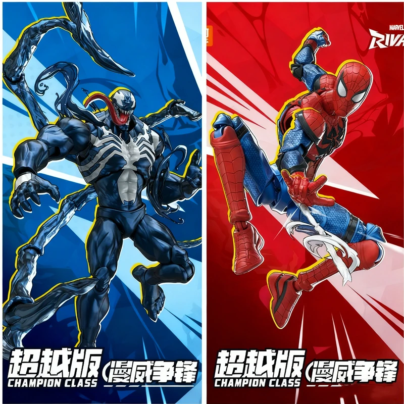 

BLOKEES Original CHAMPION CLASS Version Spider Man Venom Marvel Action Figure Joint Movable Assembled Movie Model Toys Gift