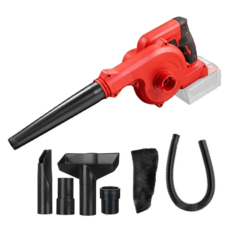 

PZHI-Handheld Electric Blower Lithium Electric Hair Dryer Portable Small Blower Dust Blowing Household Dust Collector