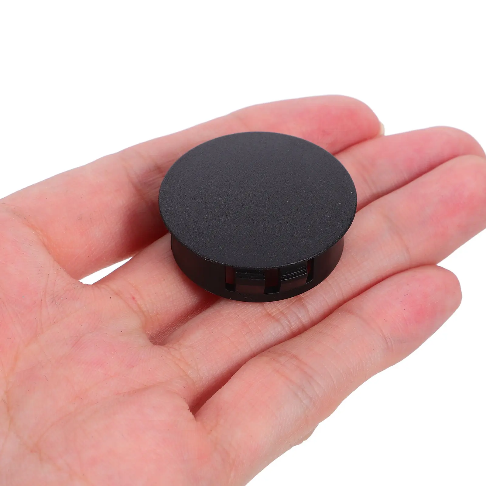 30 pcs Decorative Cover Furniture Covers Hole Screw Plastic Round Halloween Christmas New Year Decorations Cap Black Screw Caps