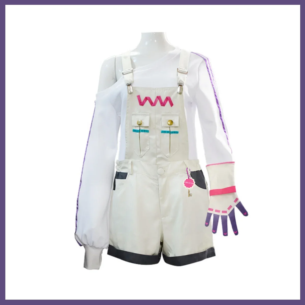 Anime Virtual YouTuber NIJISANJI Elira Pendora Cosplay Costume Wig Rompers Strapless Uniform Woman Kawaii Carnival Party Suit