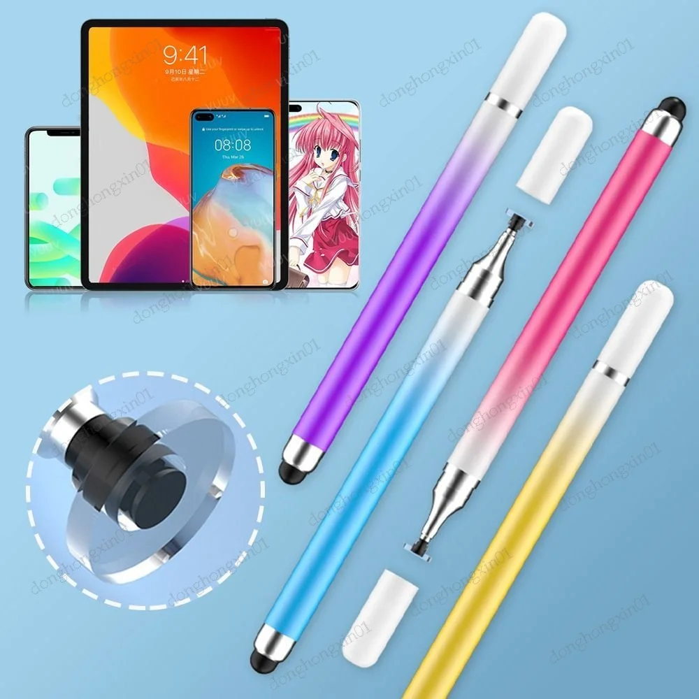 Universal 2-in-1 Stylus Pen For Xiaomi Pad 6 Max 14 2023 14 inch For Redmi Pad SE For Mipad 6 6 Pro 5 Gradient Color Touch Pen