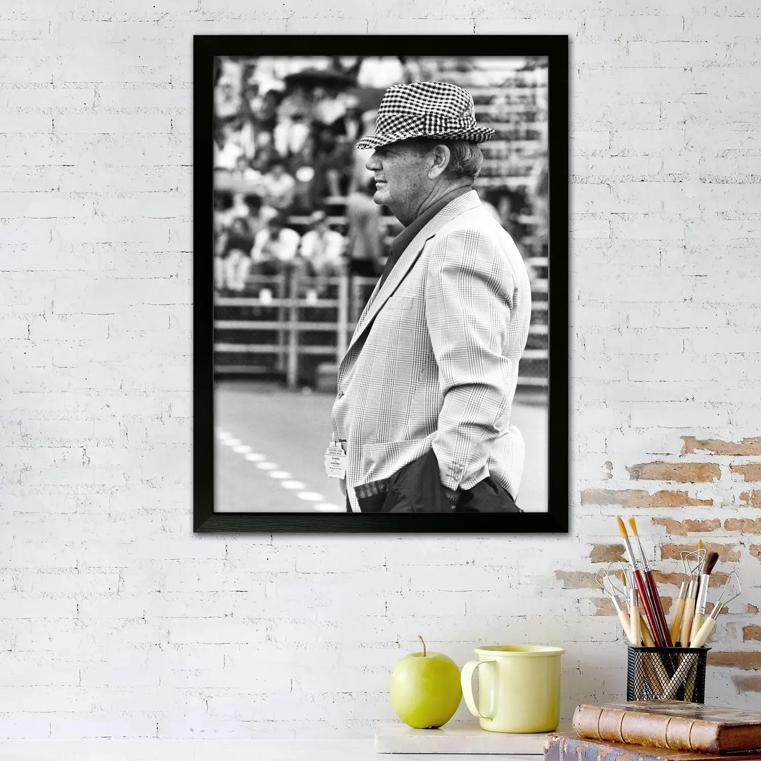 bear bryant Canvas Art Poster and Wall Art, Picture Print, Modern Family Bedroom Decor,Decorative painting