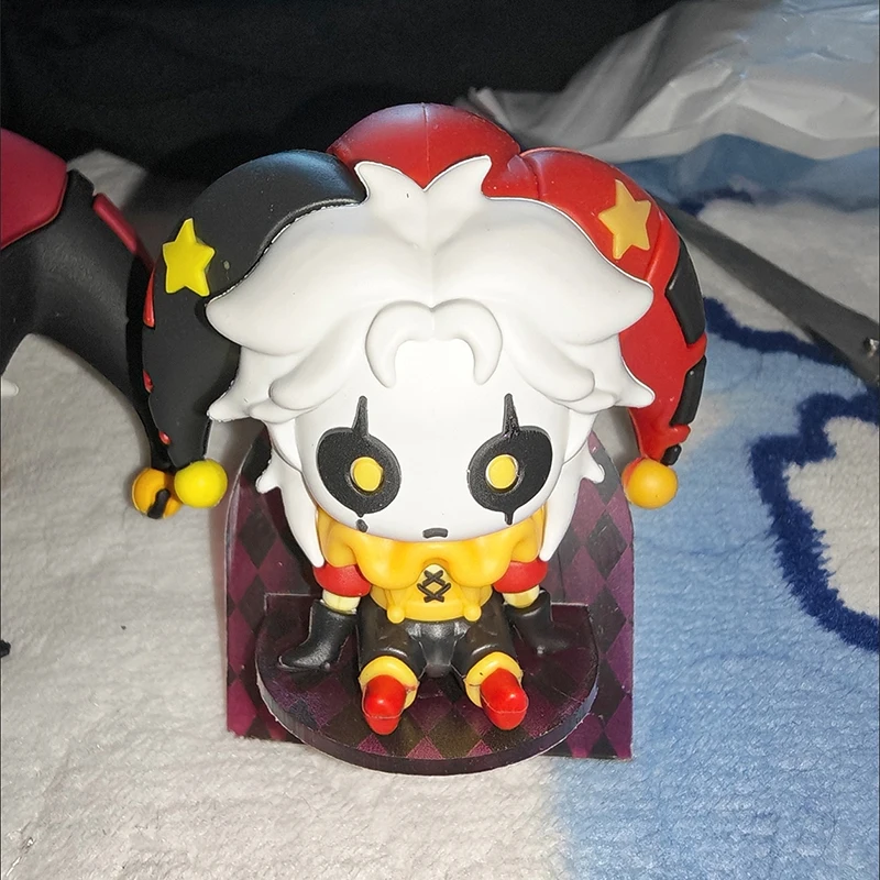 The Freak Circus Pierrot 8cm Sitting Posture Anime Self-made Non-authentic Q Version PVC Figures Desk Display Statue Standing