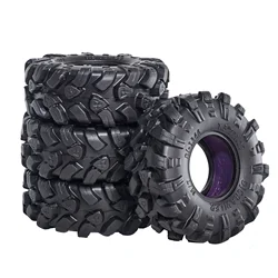 DJ Super Large Soft 1.3 Inch Tire 72 * 27mm Muddy Swamp Tire for TRX4M 1/18 1/24 Axial SCX24FCX24, Come with Silicone inserts