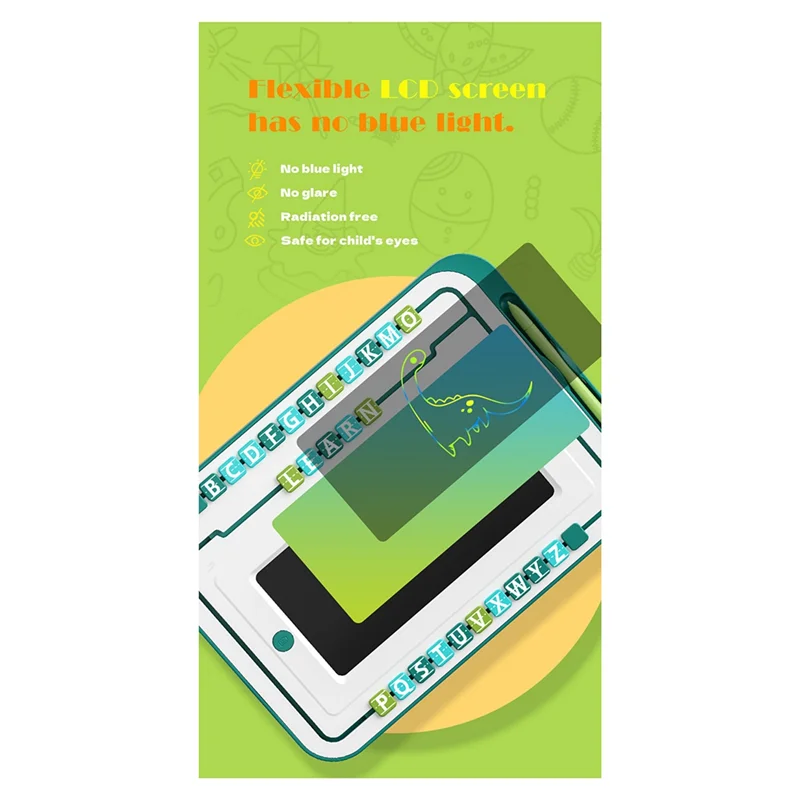 A76F-3 In 1 Multifunctional Drawing Board Russian Square Set For Kids Erasable Graffiti Board For Learning & Creativity