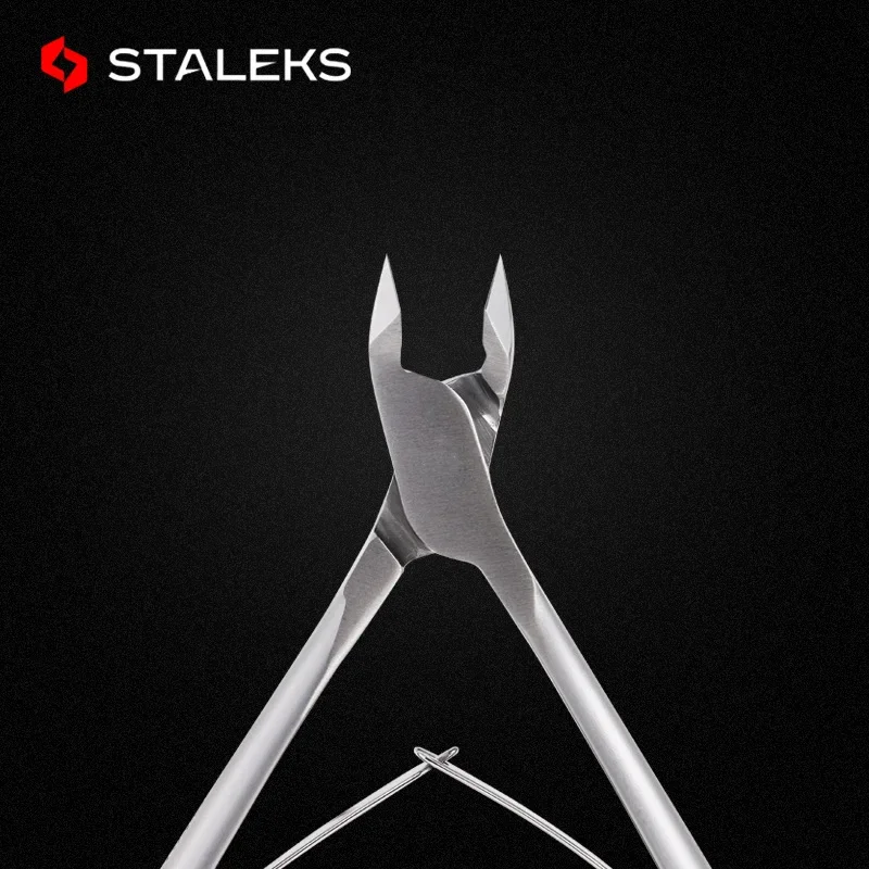 STALEKS Pro NS-10-5 Stainless Steel Nail Art Cuticle Scissors Toenail Clipper Trimmer Cutter Dead Skin Scissor Manicure Tools