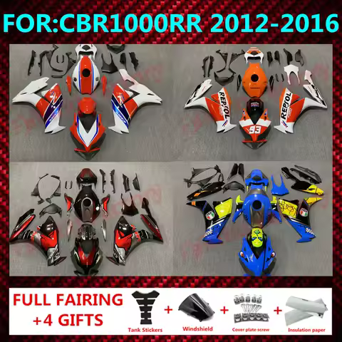 For Motorcycle CBR1000RR 2012 2013 2014 2015 2016 ABS Bodywork full Fairings Kit CBR1000 RR 12 13 14 15 16 Shell Fairing zxmt