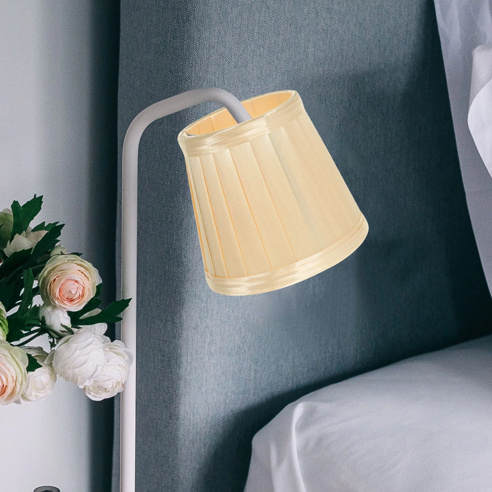 

European Lampshade Table Lamp Shade Floor Lamp Shade Desk Lampshades for 0205 White Fabric Iron Lighting Accessories