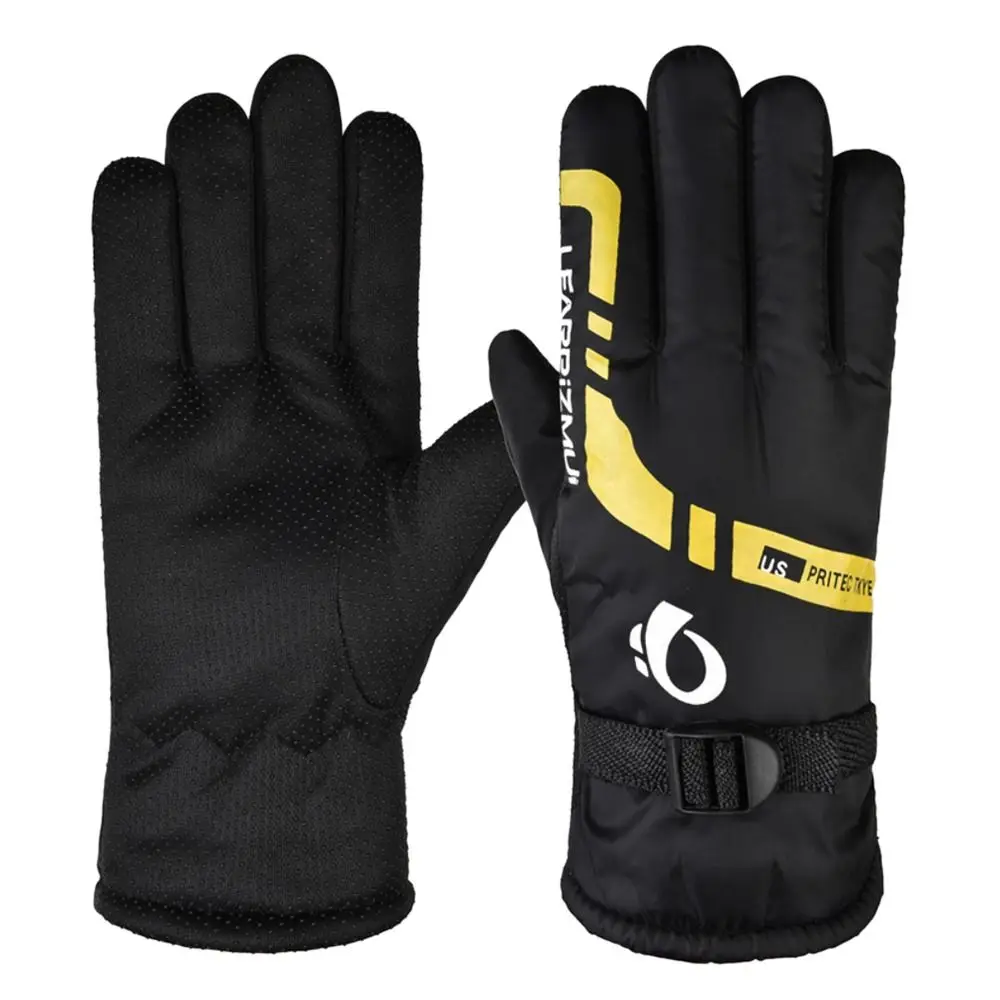 Осенне-зимние толстые кожаные перчатки из искусственной кожи с сенсорным экраном, пушистые теплые варежки, женские перчатки с сенсорным экраном