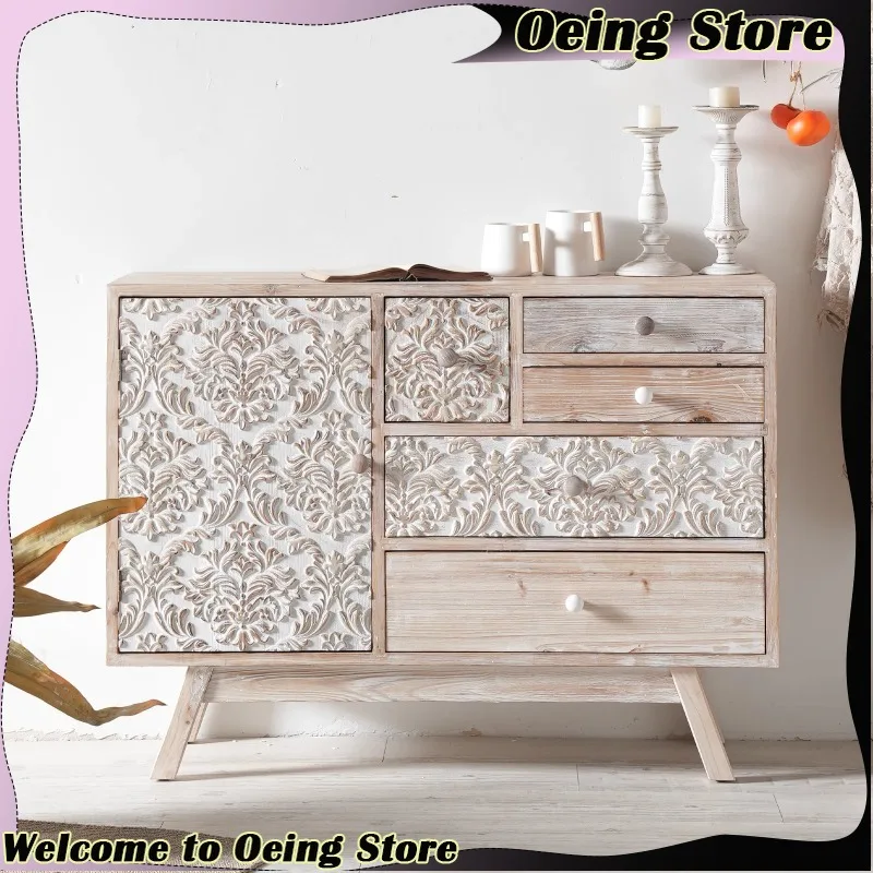 

Nordic Vintage Living Room Cabinets Craft Organizer Entryway Luxury Cabinet Side Showcase Meuble De Rangements Home Furniture