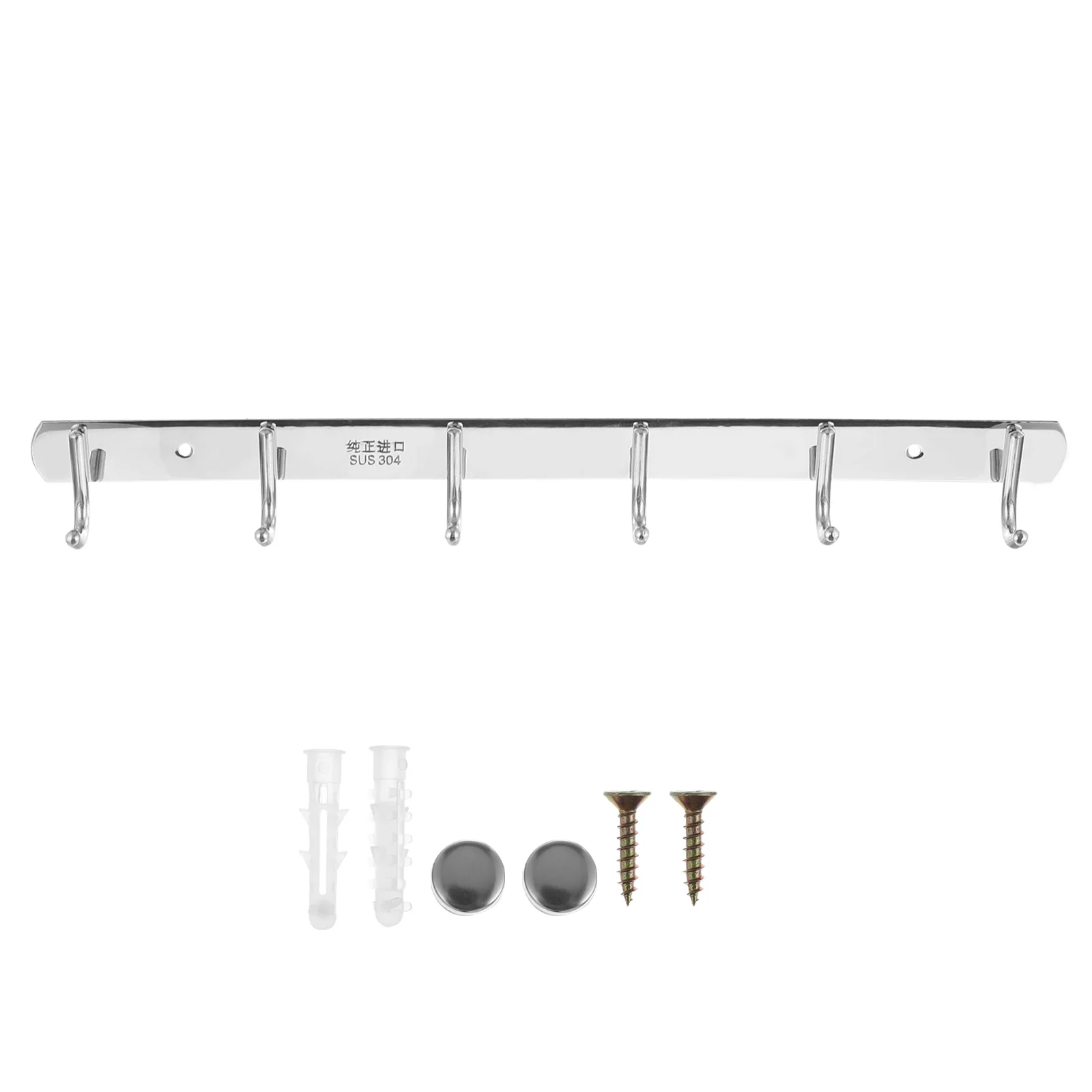 

Stainless Steel Clothes Hooks Hanger Wall Mounted Heavy Duty Towel Rack Coat Hat Holder Closet Organizer Bathroom Kitchen