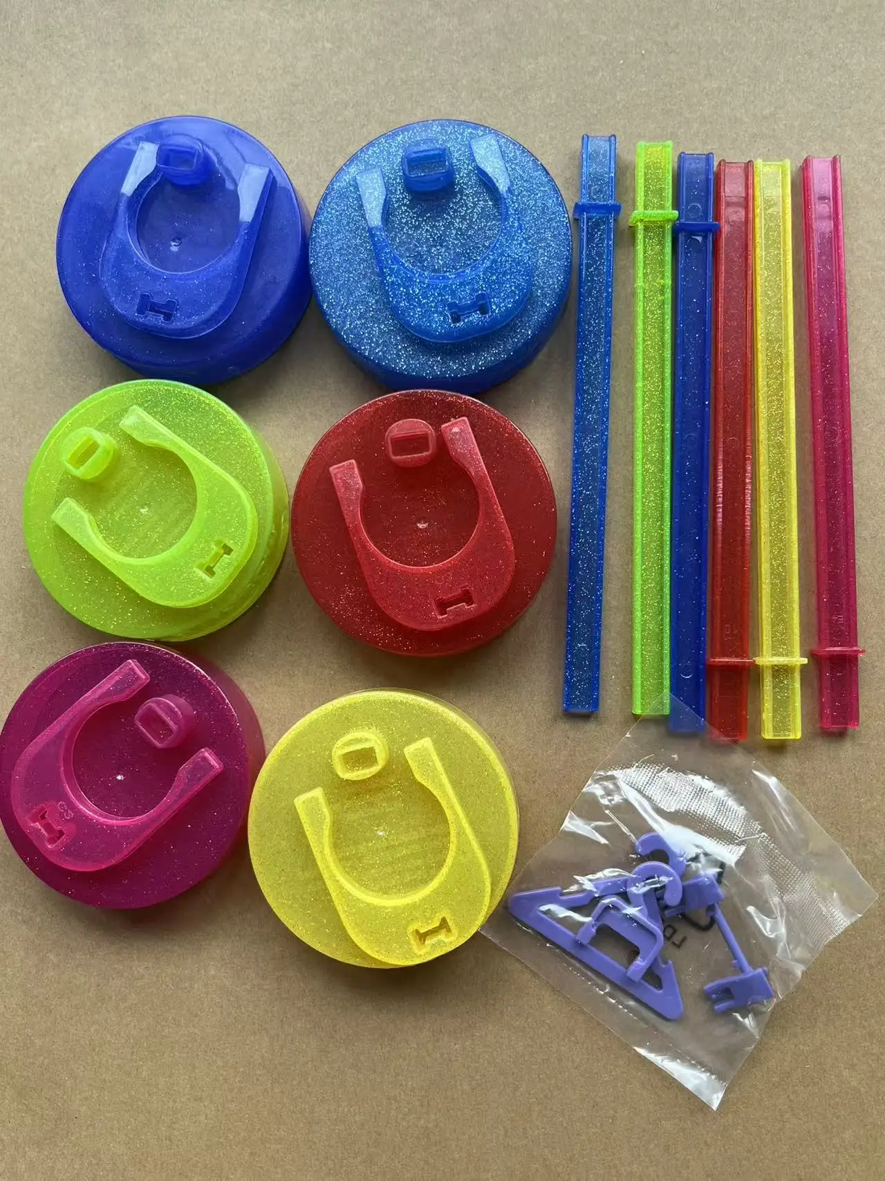 Colorful Rainbow Doll Stands Holders for 1/6 Scale Doll Parts Accessories Replacement Original Doll Stand Holder