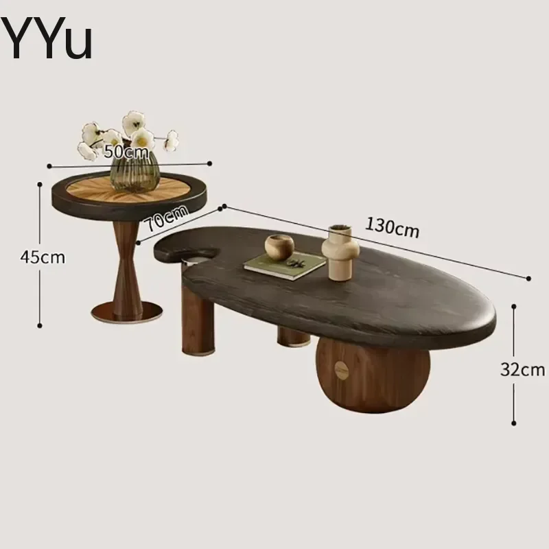 for Premium Elegant Aesthetic Side Table Space Saving Living Room Coffee Table Delicacy Mesa De Centro Sala Living Room