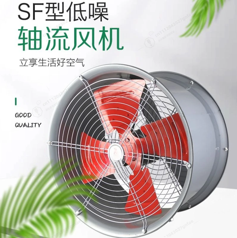 

Industrial High Speed Axial Flow Fan SF Series Duct Ventilation Exhaust Blower for Workshop Kitchen Warehouse Cooling