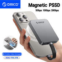 ORICO Magnetic PSSD 1T 2T 4T External SSD for iPhone 16 15 Pro/Max Record/ Store SSD Up to 2000MB/s Mobile Solid State Drive
